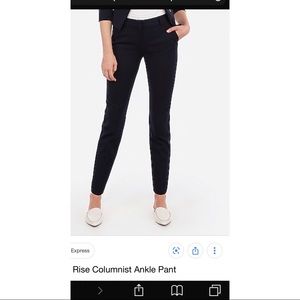 Express columnist jeans in black..